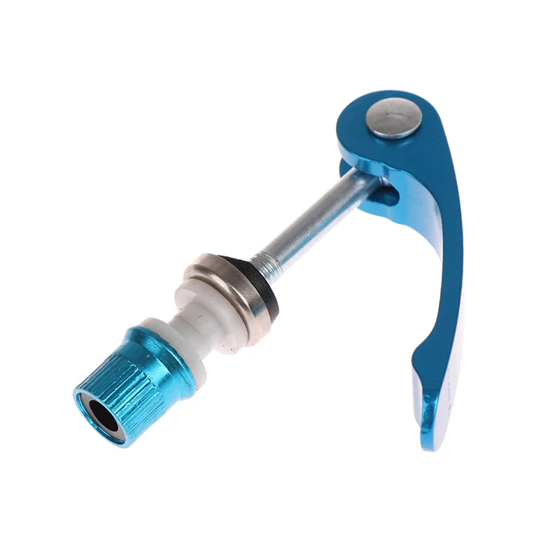 Bike Seat Tube Clip Universal High Quality Mountain Bicycle Seat Tube Clamp Screw Quick Release Lever Colored Bicycle Zpaxo Blue