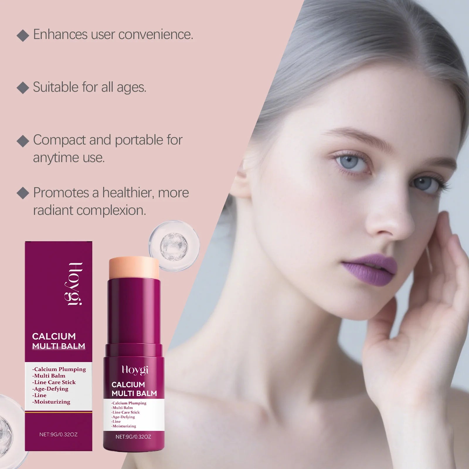 Hoygi Calcium Multi Balm – Firming Hydrating Face Moisturizer Face Moisturizer Balm Zpaxo
