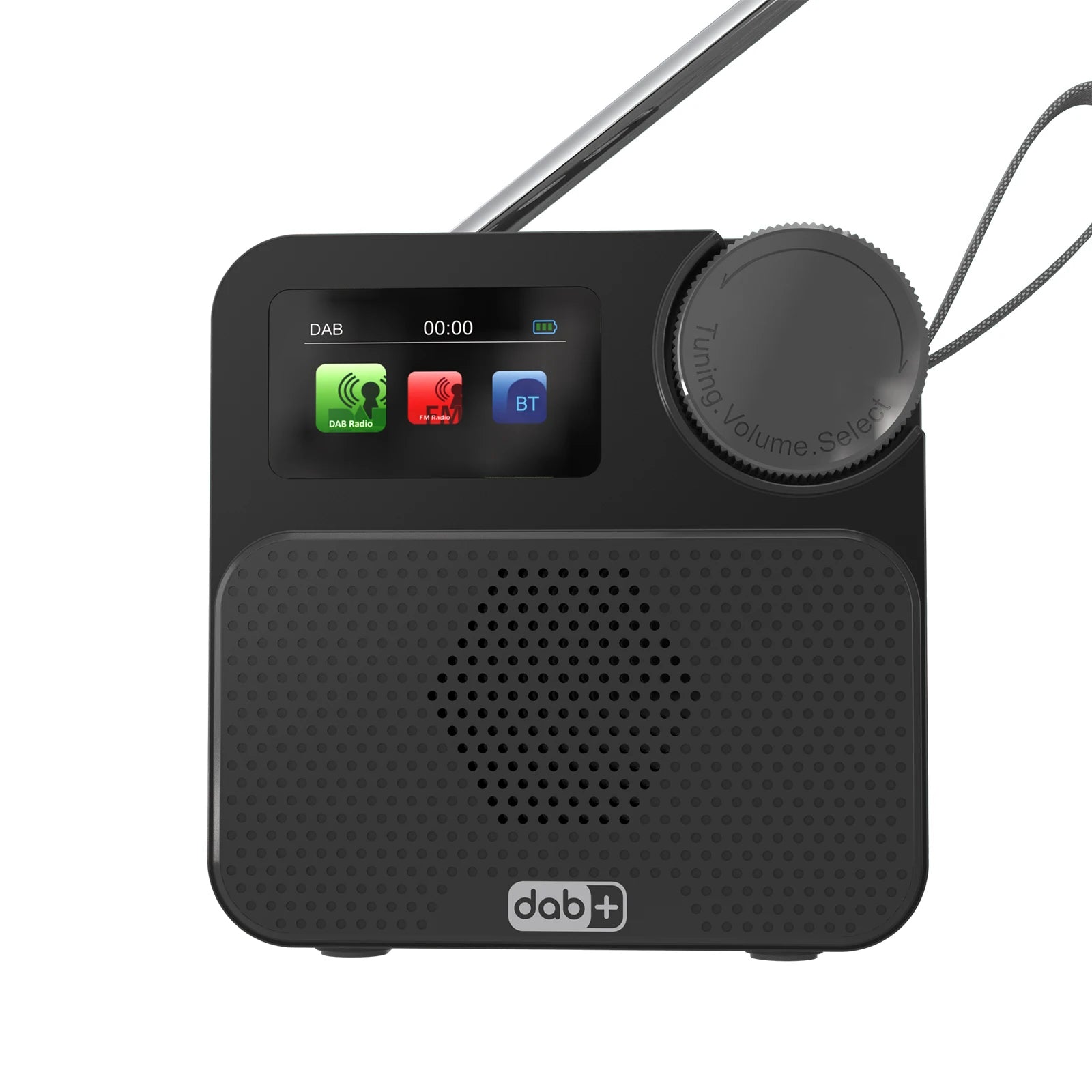 BT Portable FM Radio Rechargeable Speaker Built-in Battery Small