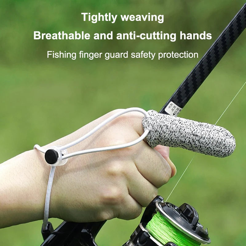 Single Finger Protective Glove Finger Cover For Fishing Anti-cut Fishing Finger Protector Glove For Casting Control For Outdoor Zpaxo