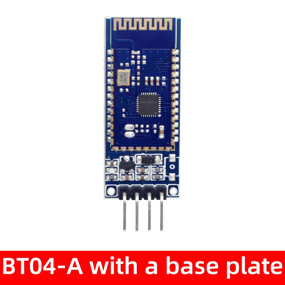 1PC BT-04/BT-06 UART RS232/TTL Bluetooth Transceiver Module for Arduino Compatible, Replace HC-05/HC-06 Zpaxo BT-04 with pin