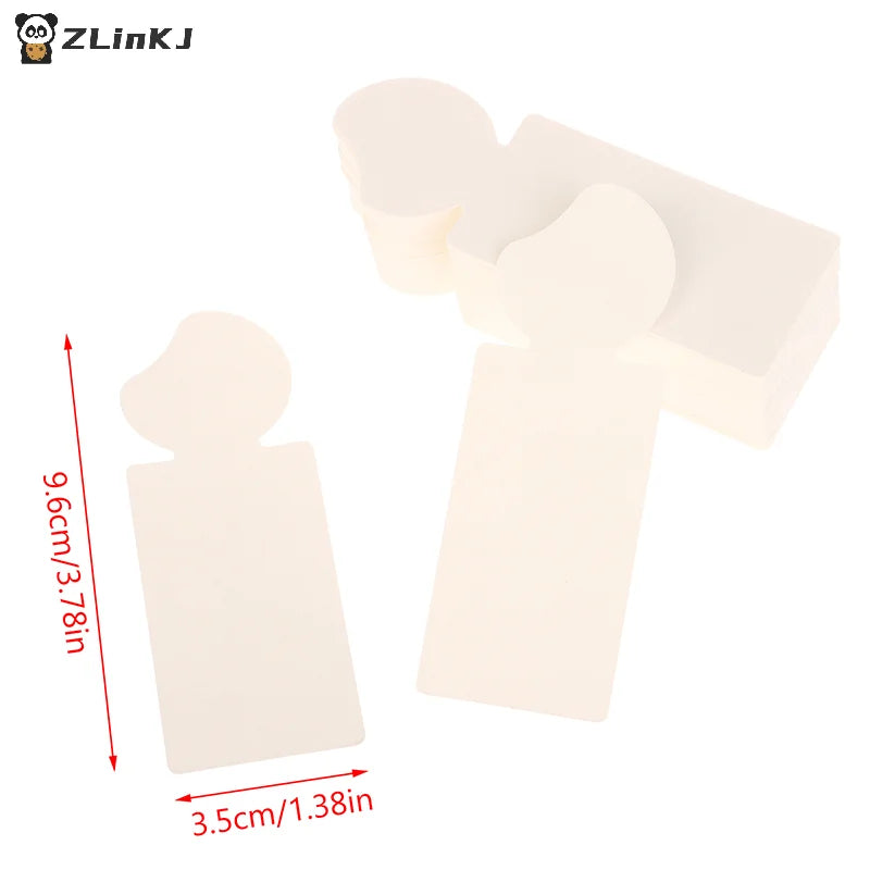 ▶50/100Pcs Perfume Test Strips Pracctical Premium Creative Blank Incense Paper 6mm Thick Perfume-Blotter Incense Testing Paper Zpaxo
