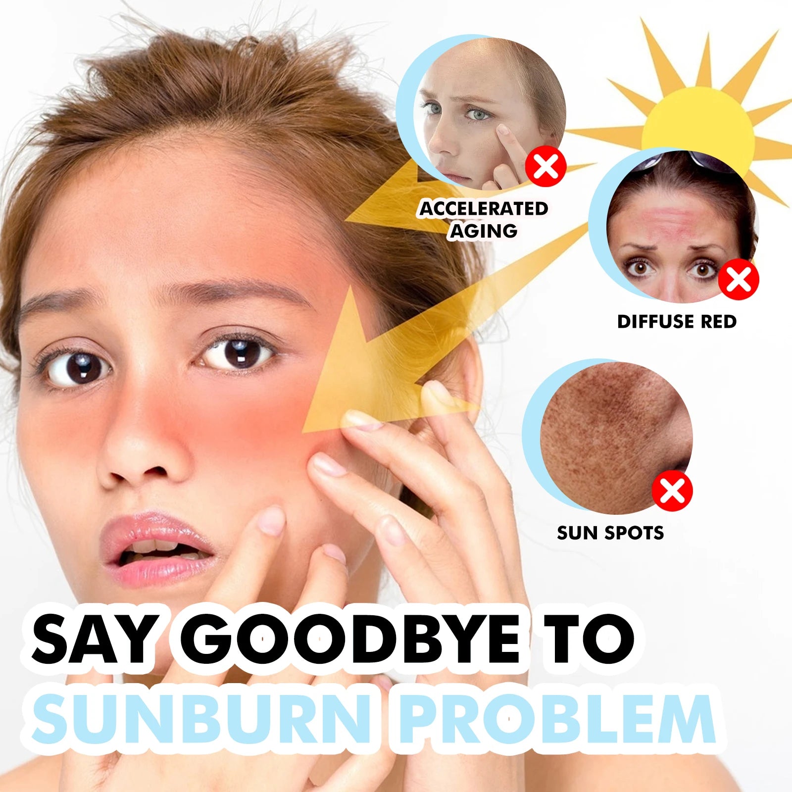 Hoygi Hyaluronic Acid Sunscreen Stick Broad Spectrum SPF 50+ Hydrating Non-Greasy Fast Absorbing for Face and Body On-The-Go Zpaxo