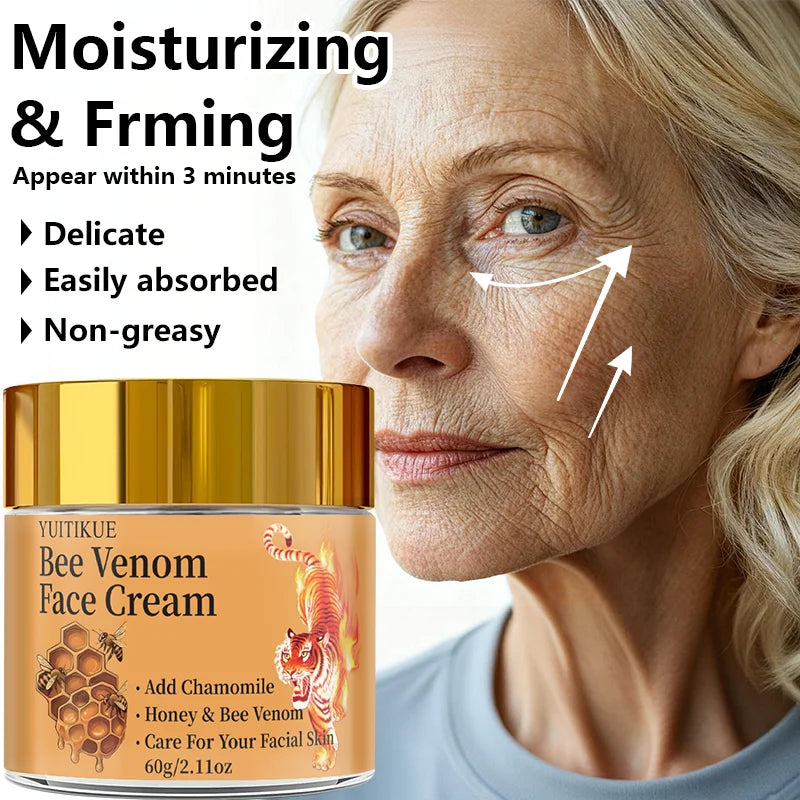 Bee Venom Face Cream 60g – Lift, Firm & Moisturize Skin Anti-Aging Face Cream Zpaxo