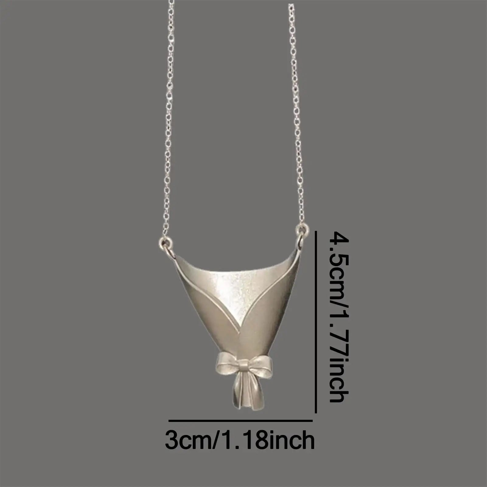 Ase Necklace Fashion Neck Jewelry Flower Bouquet Pendant Chain Girls