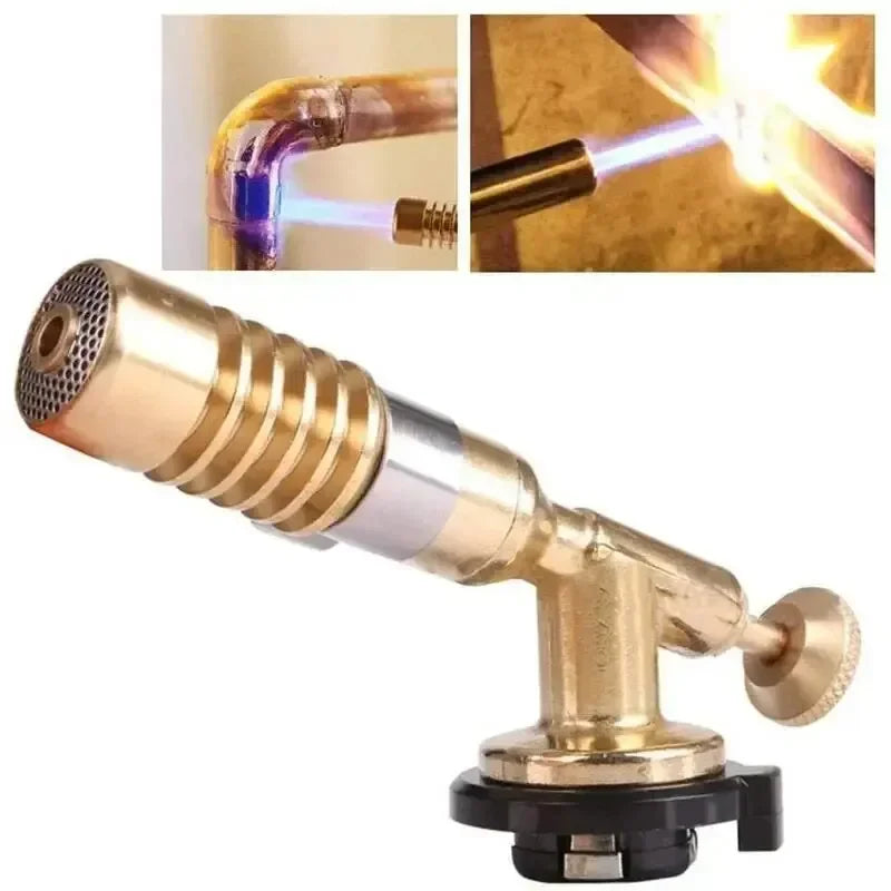 Portable Gas Burner Welding Torch High Temperature Copper Brass Blowtorch for Brazing Soldering Plumb Tools Zpaxo Default Title
