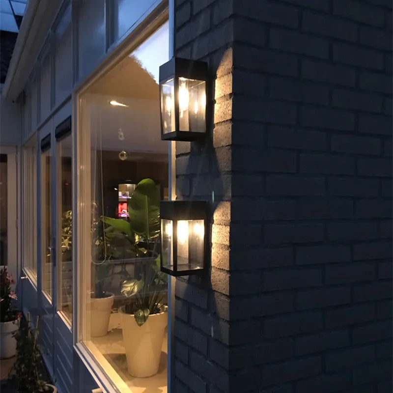 Solar LED Light Outdoor Garden Decor Control Sensor Wall Waterproof Zpaxo
