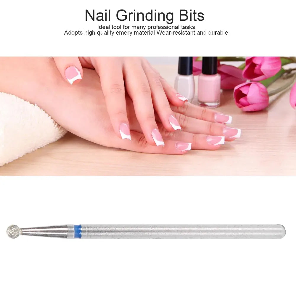 Ball Head Spherical Nail Drill Bits Diamond Texture Replacement Zpaxo