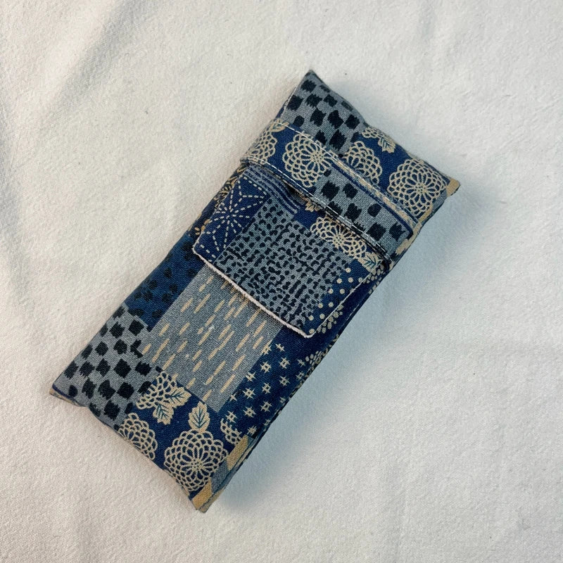 Chinese Style Pen Bag 3 Pen Set Portable Pen Bag Simple Pen Bag Protective Bag Portable Storage Flannel Zpaxo