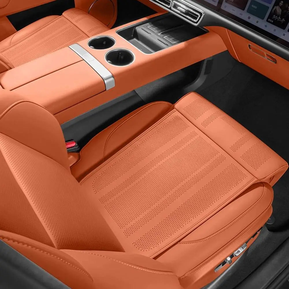 Car Seat Leg Support Cushion | Nappa Leather Memory Foam Extender Car Seat Cushion Zpaxo