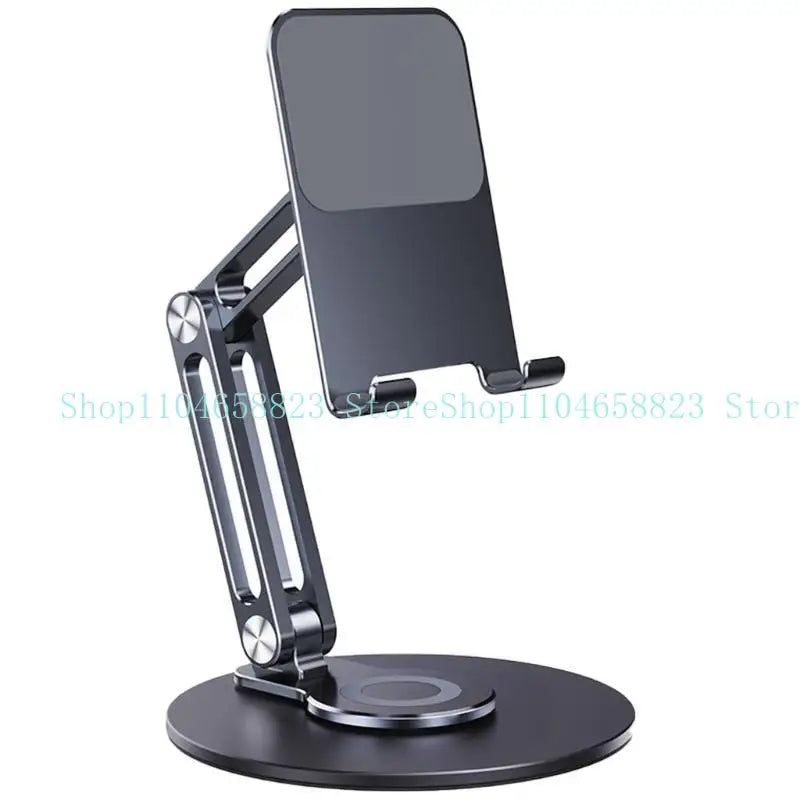 Foldable Aluminum Stand Adjust Desktop 360 Degree Rotating Phone Hold Zpaxo space gray China Mainland