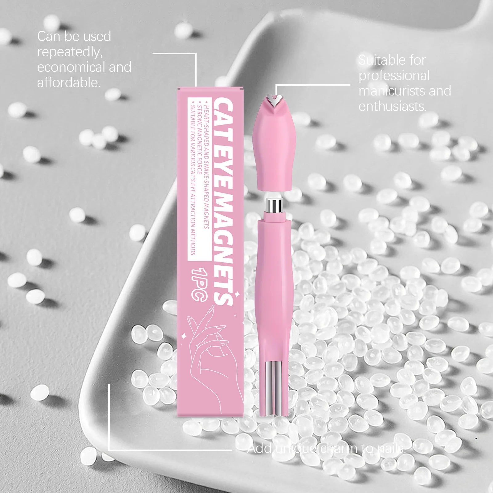 Cat Eye Nail Magnet Stick – DIY Magnetic Nail Art Tool Nail Art Tool Zpaxo
