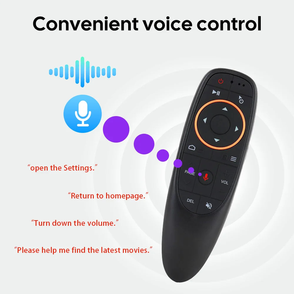 5 G10S Voice Remote Control Wireless Air Mouse Gyroscope Controller Zpaxo
