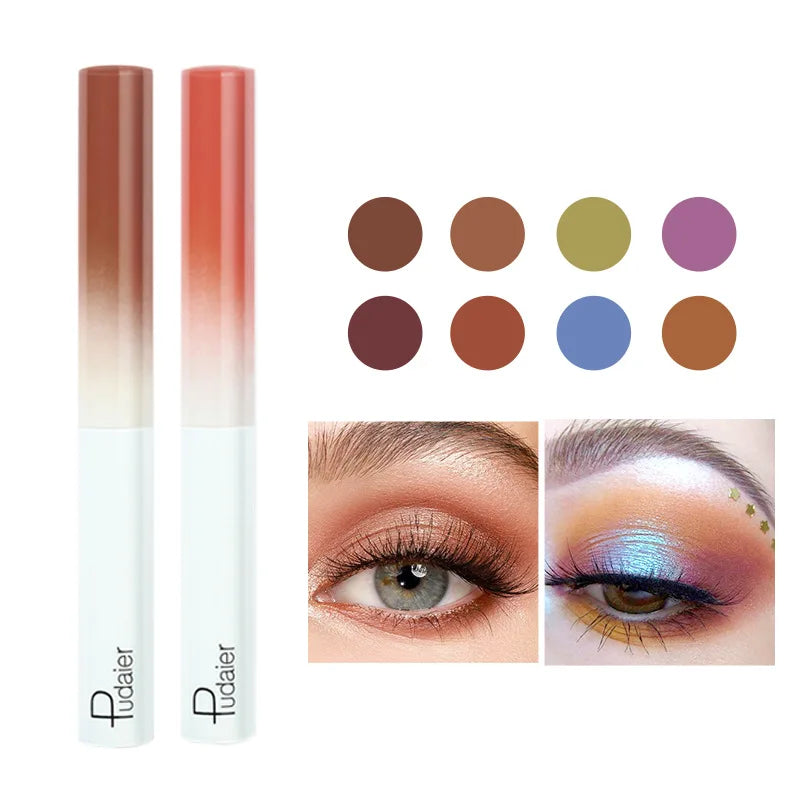 Matte Liquid Eyeshadow Waterproof Long Lasting Easy Eye Contour Blush