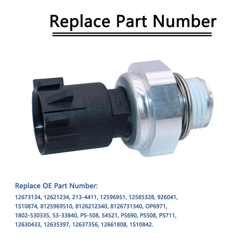GM Engine Oil Pressure Sensor 12673134 | 2008–2019 Chevy GMC