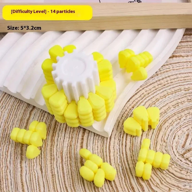 Funy Toys 3D Printing Corn Magic Cube Stress Relieving Tetris Jigsaw Puzzle Originality Becrypt Brain Burning Developmental Toys Zpaxo medium 14