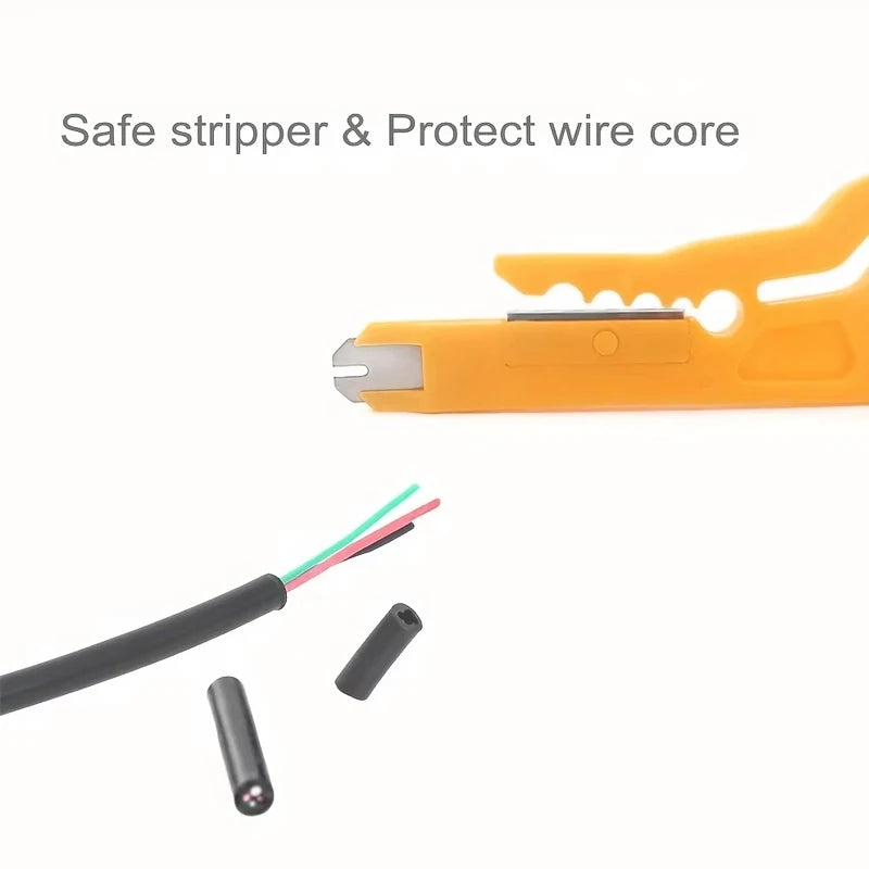 Mini Wire Stripper & Punch Down Tool for Network Cables Wire Stripper Tool Zpaxo