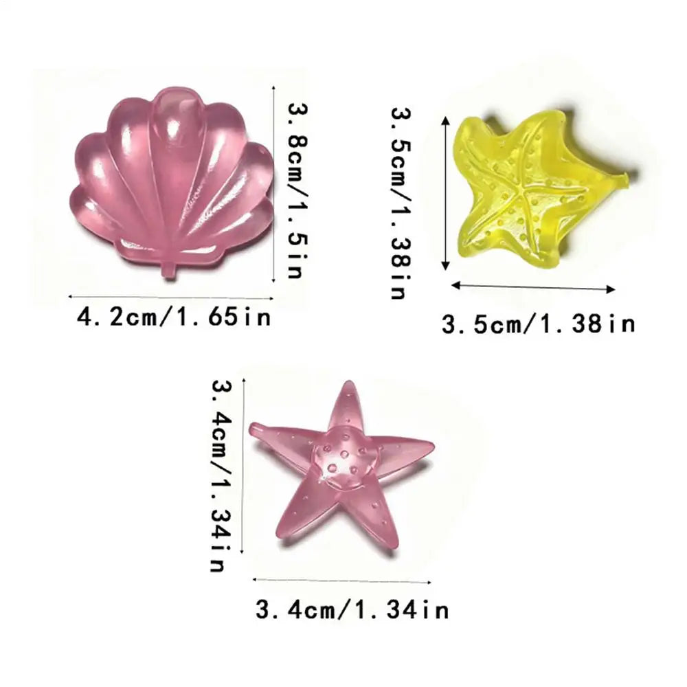 24Pcs Reusable Ice Cube Summer Colorful Outdoor Cute Star Shaped Cooling Ice Cube Mold Home Bar Whiskey Bubble Beverage Tool Zpaxo 24Pcs Random