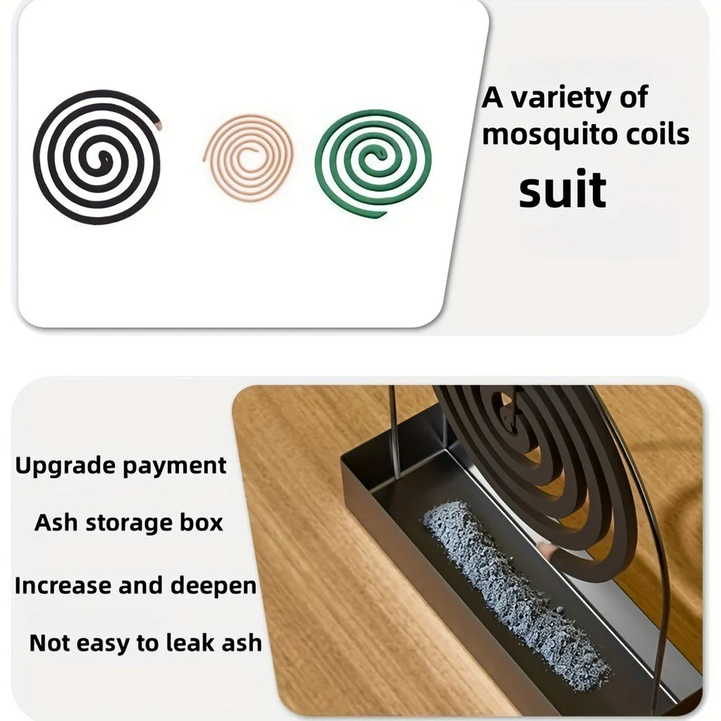 1pc Mosquito Coil Stand, Metal Material, Suitable for Hanging Mosquito Coils or Sandalwood Incense, Applicable to Decorating Zpaxo