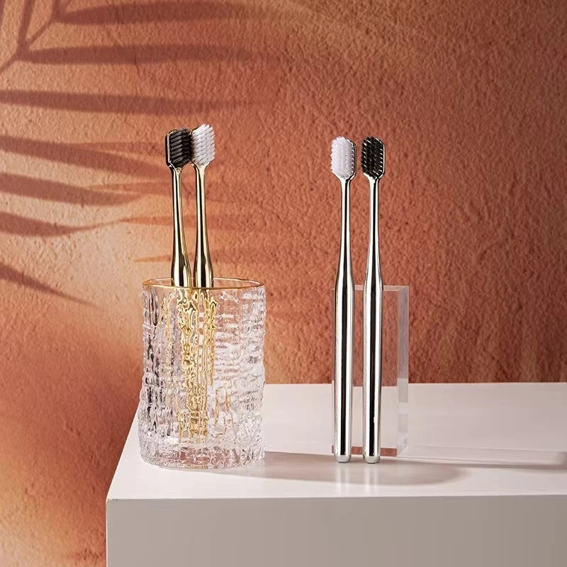 Luxury Soft Bristle Manual Toothbrush – 1-4 Pack Family Set