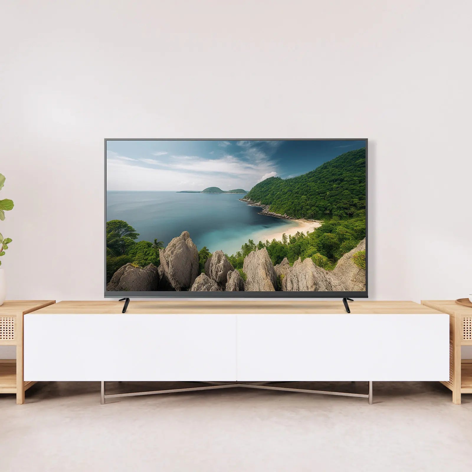 TV Stand Mount 32- Screens Bracket Stable Non-slip Base Tabletop