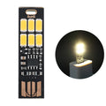 POCKETMAN USB Card Light – 6 LED Pocket Keychain Night Light