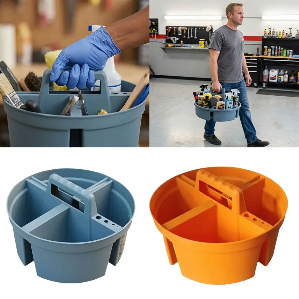 Plastic Material Divided Box Four Compartments Thickened Design Zpaxo