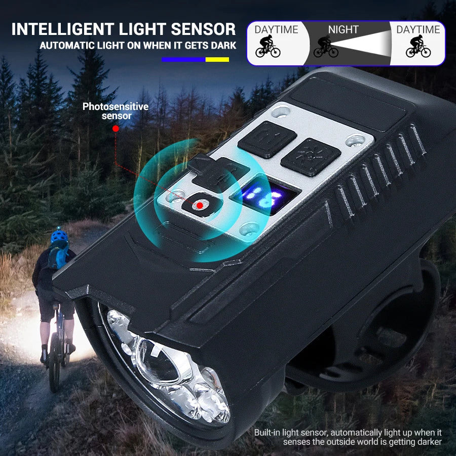 LED Bike Light Set – USB-C Rechargeable Front & Rear Lights