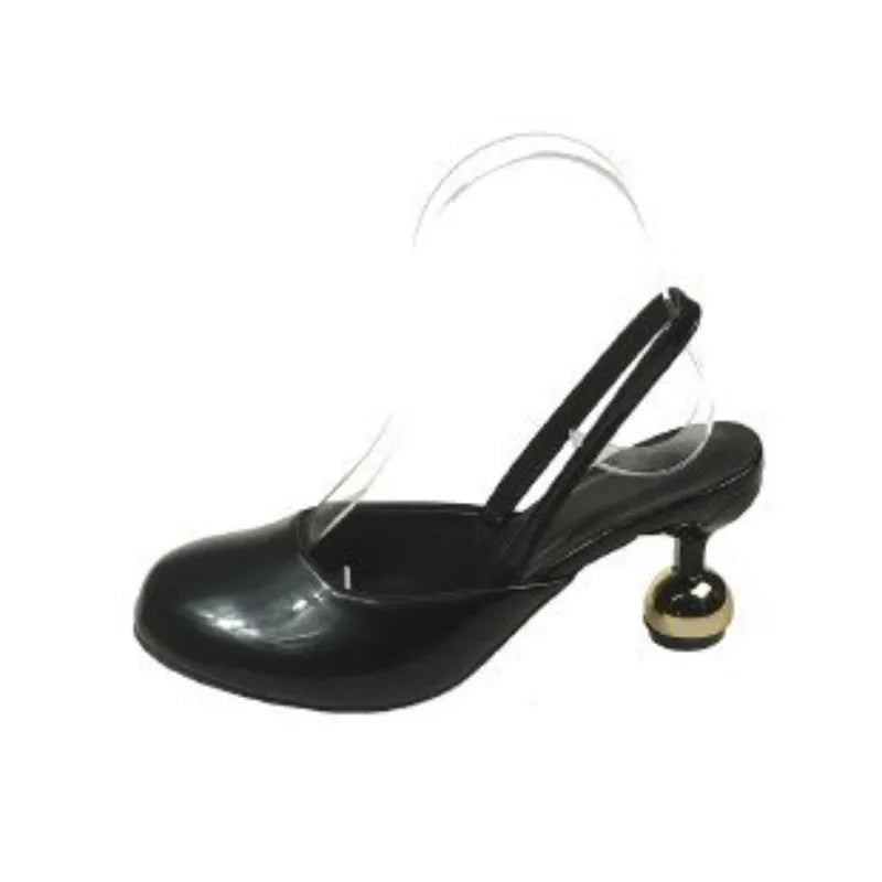 Designer Cover Toe Women Sandals Concise Party Dress Singbacks Pumps