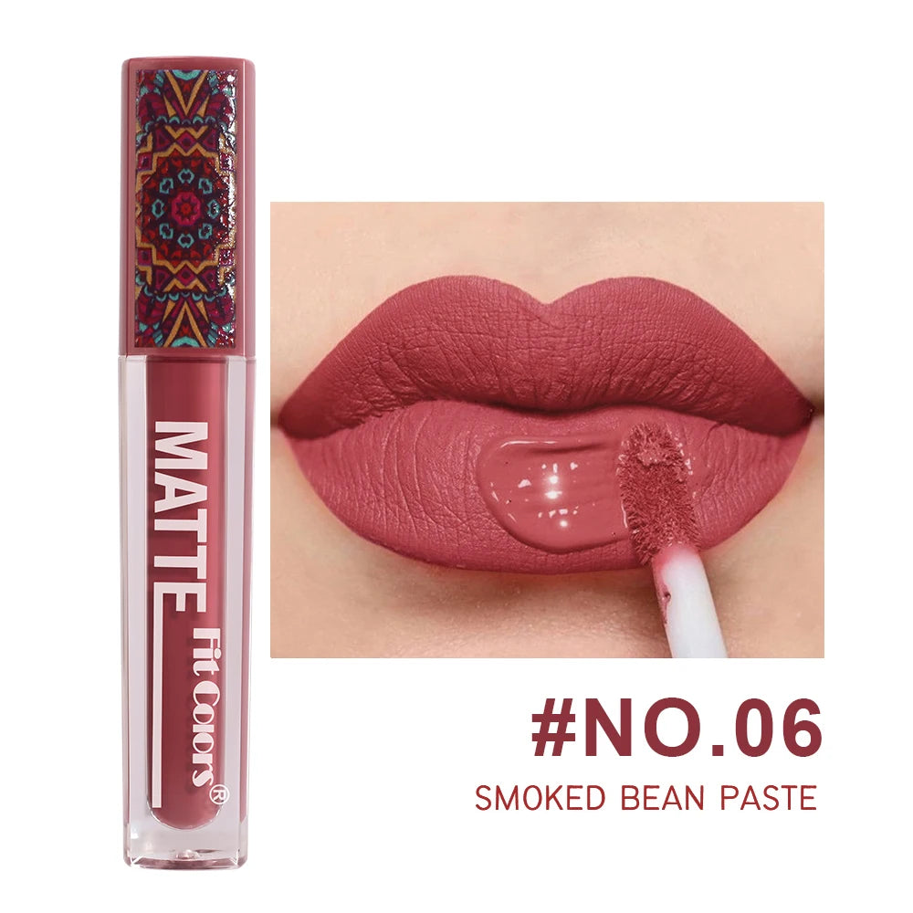 Matte Lip Gloss Durable Silky Easy Waterproof Does Not Fade