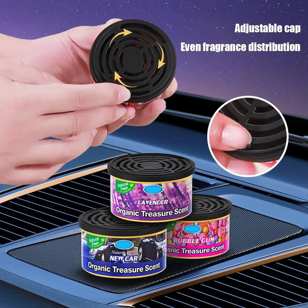 Car Air Fresheners Flavoring Perfume Canned Long-Lasting Auto Aromatherapy Wood Blocks Coffee Flavor Auto Home Deodorant Zpaxo