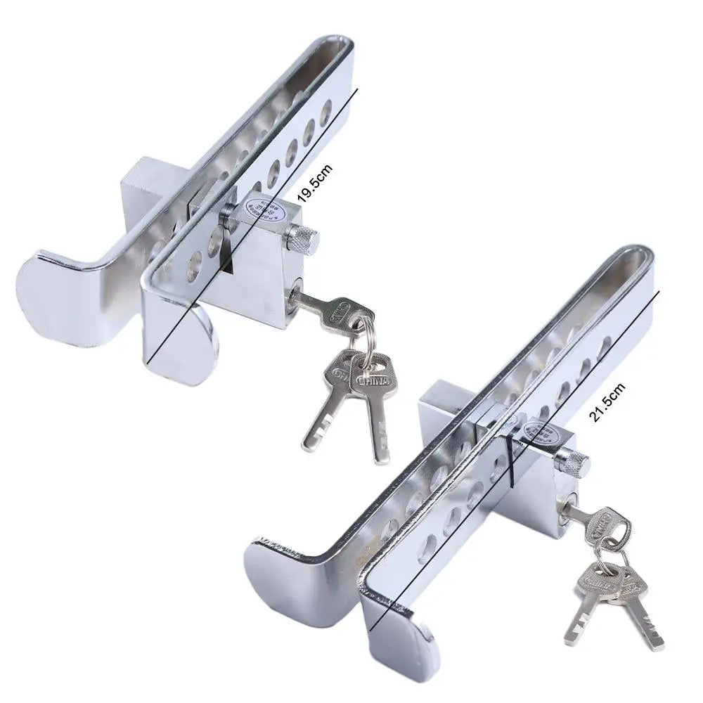 Stainless Steel Auto Car Brake Clutch Pedal Lock Security Anti-theft Zpaxo
