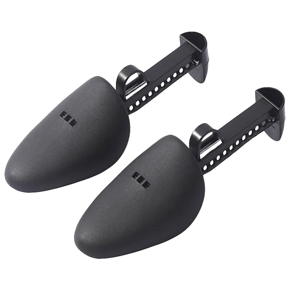 Shoe Tree Stretcher Adjustable Boots Shaper Wrinkle Resistant Anti-deformation Lightweight for Leather Shoes Casual Sports Shoes Zpaxo Black