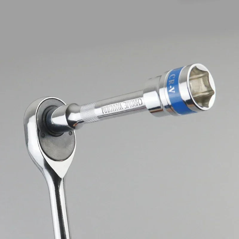 1 4 3 8 2 Socket Ratchet Wrench Extension Rod Extender Manual