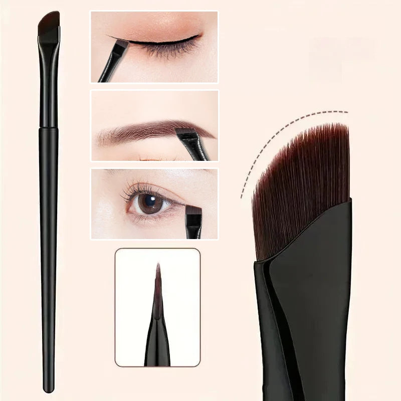 7pcs/set Upgrade Blade Eyeliner Brush Eyebrow Brush Ultra Fine Flat Eye Liner Brow Contour Makeup Detail Brushes Makeup Tools Zpaxo