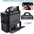 652F Desktop Carrying Case Multiple Storage Pocket Bag Keypad Cable Zpaxo CN