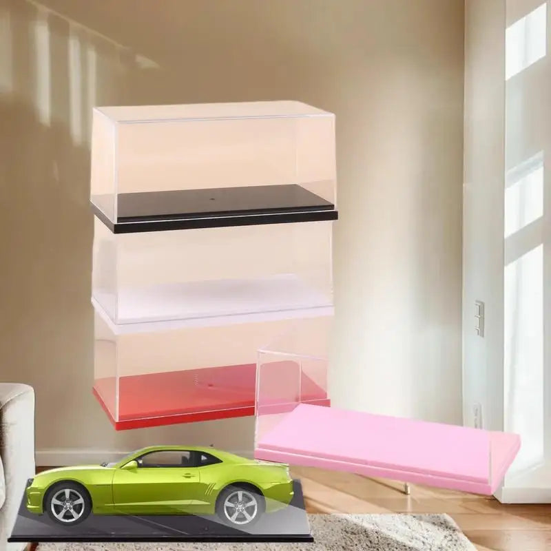 Practical Transparent Acrylic 1 43 Diecast Model Car Display Box DIY Zpaxo