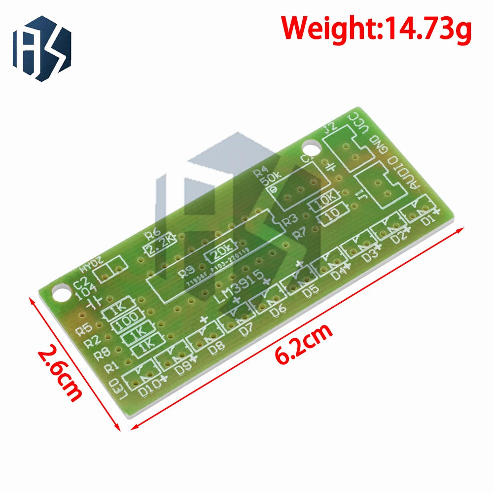 Funny 10 Audio Level Indicator LM3915 DIY Electronic Suite Zpaxo