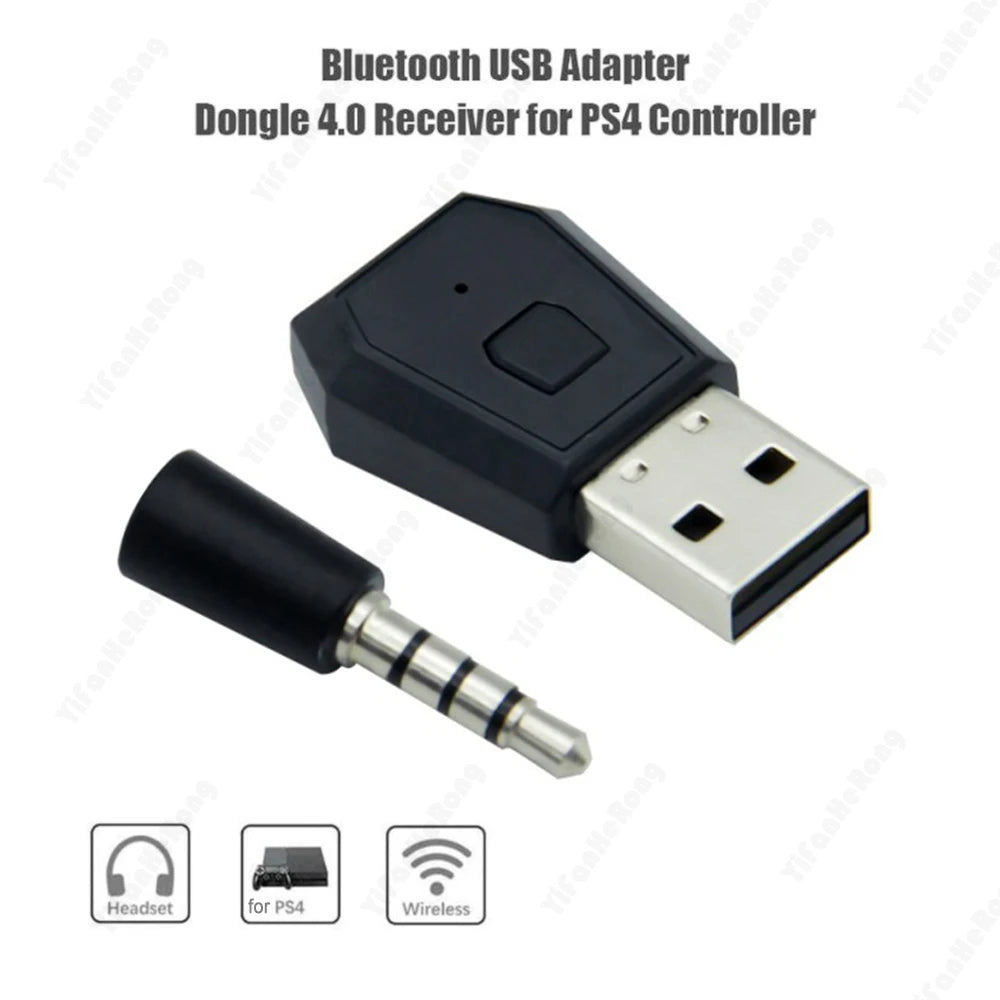 Bluetooth-Compatible Adapter Wireless Transmitter USB Dongle Receiver Wireless For PS4 Gamepad Game Controller Console Headphone Zpaxo