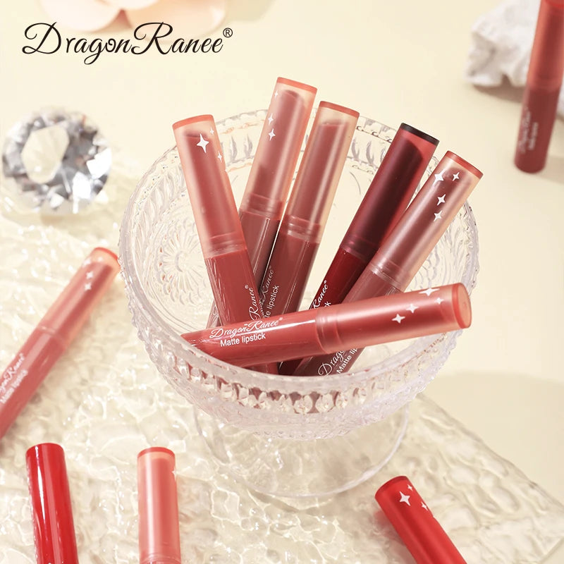 Lipstick Velvet Matte Lip Gloss Silky Smooth and Delicate Finish Long-Lasting Lip Gloss Waterproof Color-Enhancing Lipstick Zpaxo