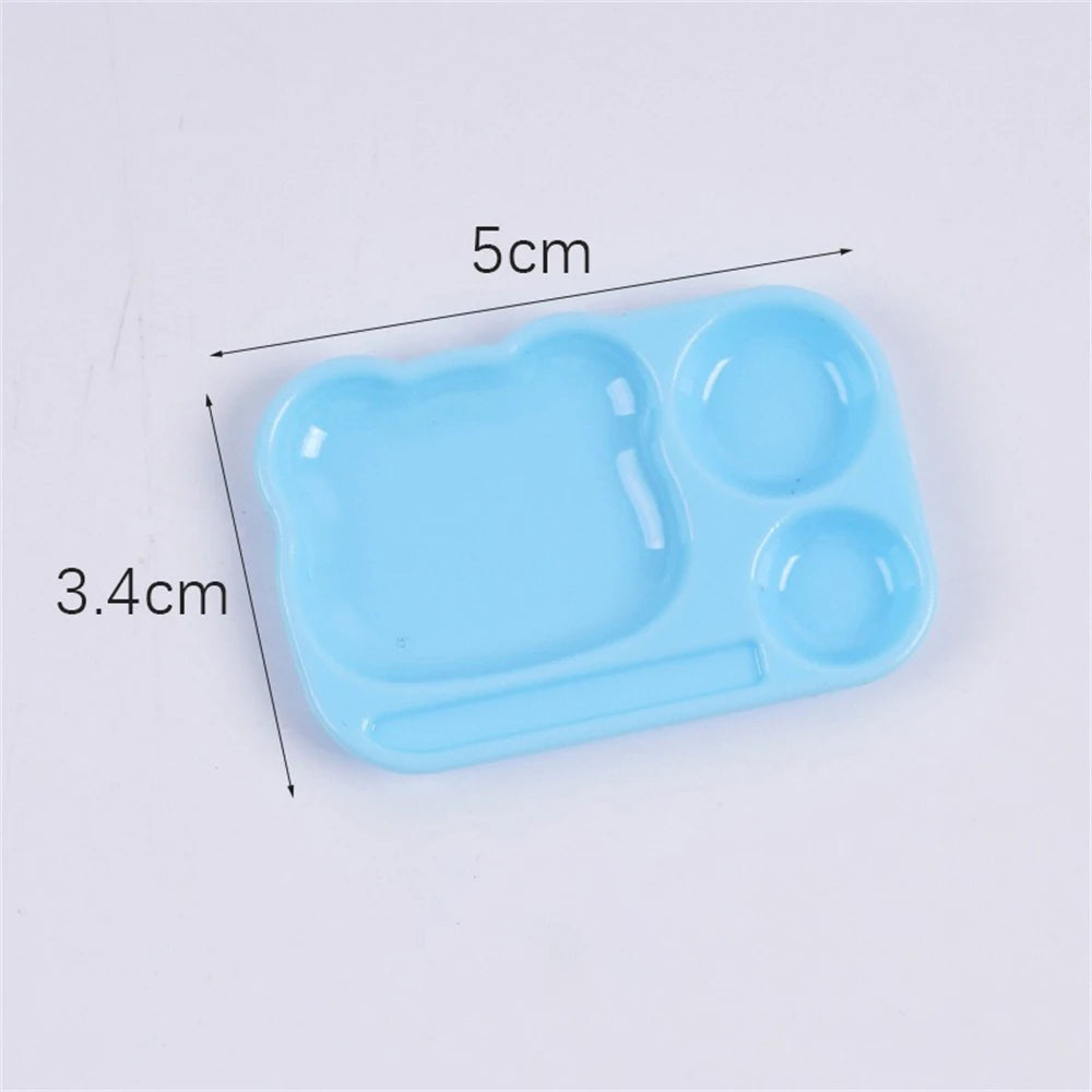Cartoon Palette Nail Art Mixing Drawing Gel Polish Painting Board Zpaxo Blue-1pcs