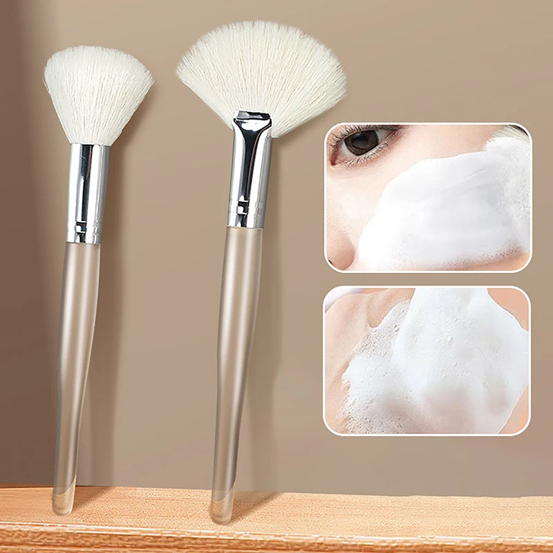 Facial Cleanser Brush Soft Hair Face Massage Wash Brush Face Mask Brush Portable Skin Care Tool Zpaxo