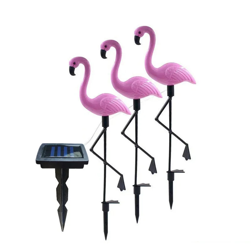 Solar LED Lights Outdoor Garden Landscape Flamingo Lawn Lamp Zpaxo 3PCS China Mainland