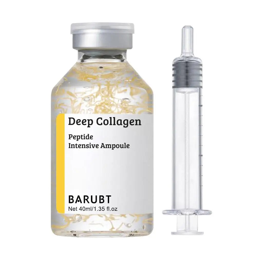 Silk Collagen Essence Serum Deep Peptide Intensive Revitalizing Face Cream Anti-Wrinkle Firming Lifting Korean Skin Care 40ml Zpaxo 40MLX1