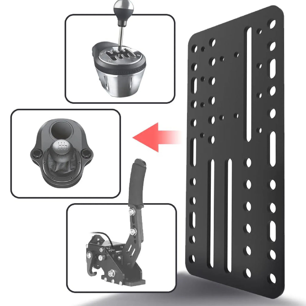 USB Handbrake Mount Plate Desk Bracket Multiple Hole Adapter SIM