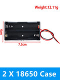 18650 Power Bank Enclosure – 1-4 Slot Battery Case, Wires & Hard Pins Included Zpaxo 2 X 18650 Case