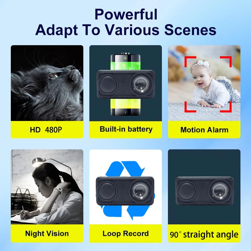 4K Security Camera Wifi Wireless Monitor Remote Motion Detecting