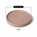 Round Diatomaceous Earth Soap Dish – Absorbent Bathroom Tray