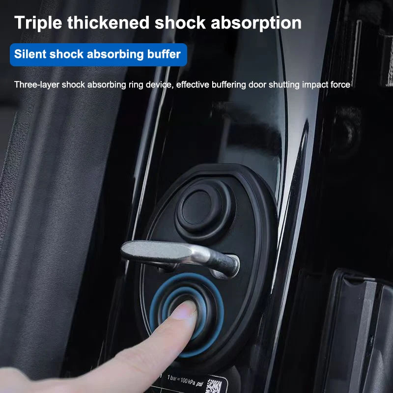 Silicone Car Door Cushion Pads – Mute Shock Absorber (2/4 Pcs)