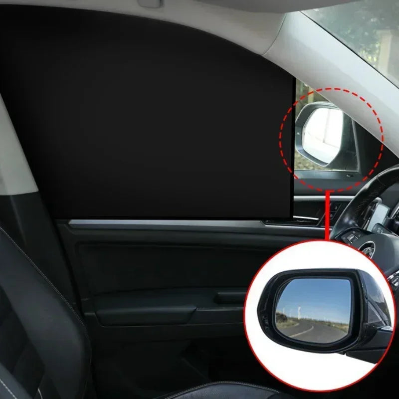 Car Window Sunshade Cover Summer UV Protection Side Front Rear Mesh